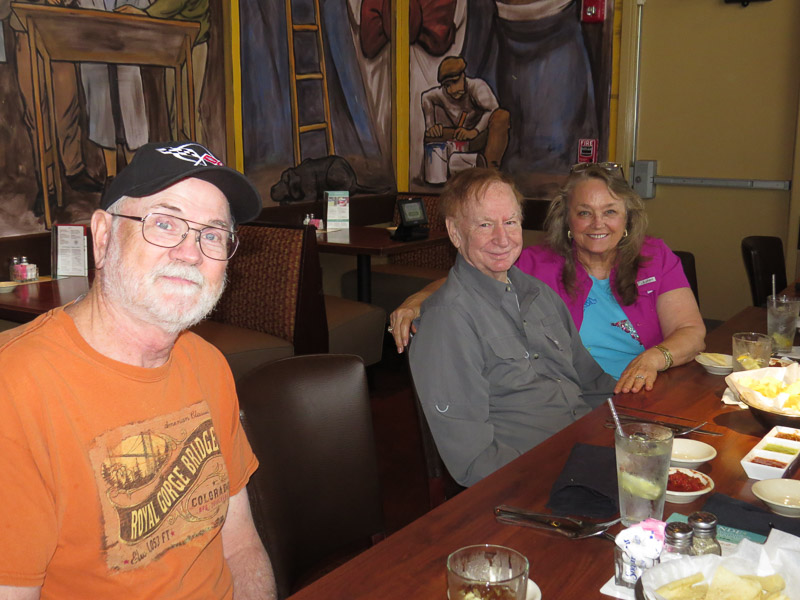 L-R: Marvin Howard, Jim and Connie Wallner.