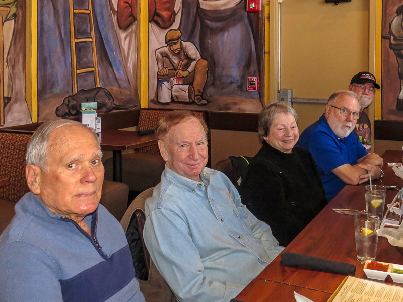 L-R: Mike Crye, Jim Wallner, Allegra Burnworth, Jerry Brown, and Marvin Howard