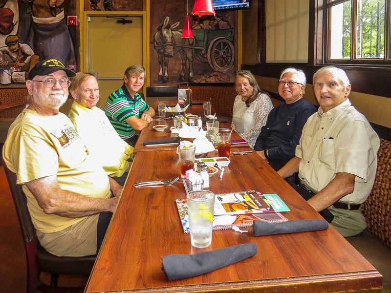 L-R: Marvin Howard, Jim Wallner, Peter Grau, Connie Wallner, Harold Shiroma, and George Huling.