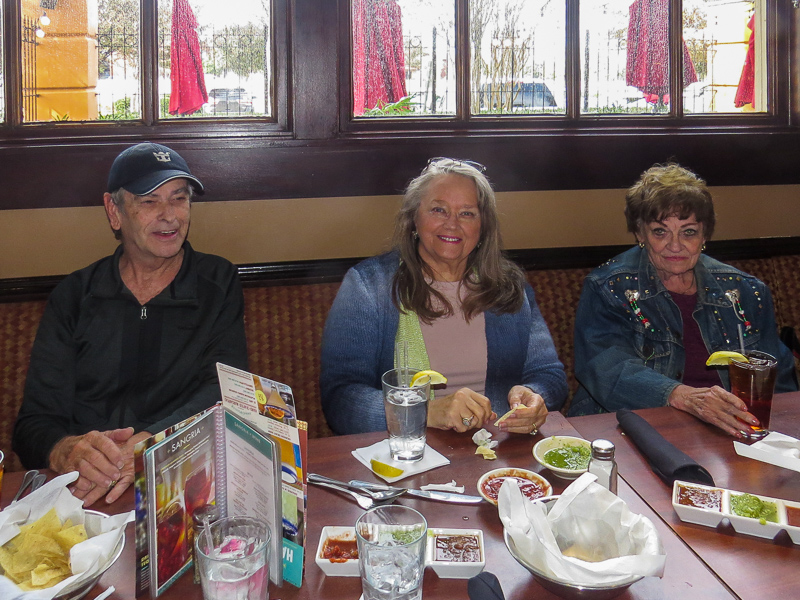 L-R: Rex Stephens, Connie Wallner, and Carol George.