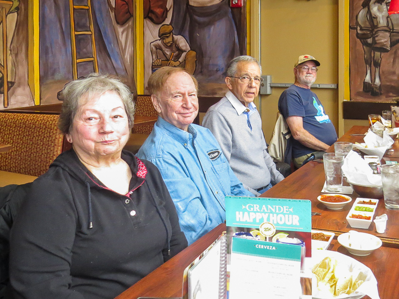 L-R: Allegra Burnworth, Jim Wallner, Bob Everett, and Marvin Howard