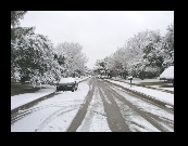 What better time for a snow than Saturday Morning? We got a pretty good one for North Texas!