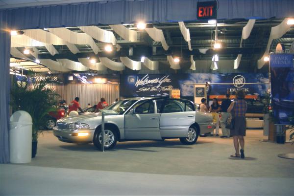 New cars in the Automobile Building