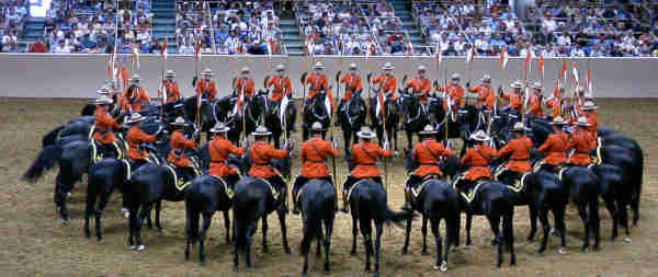 We took in the RCMP Musical Ride for the umpteenth time.