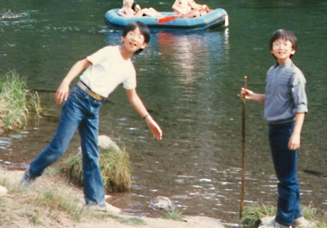 Ben and Russ Tong at Old Fort Parker park