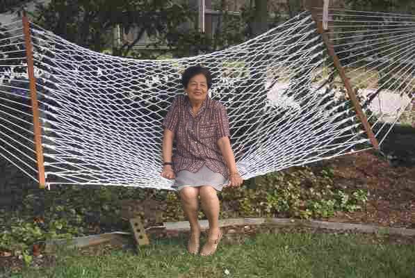 Mama has the hammock, and that's that!