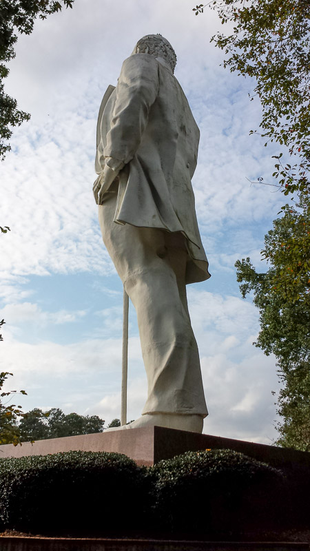 Mr. Sam, standing tall in Huntsville