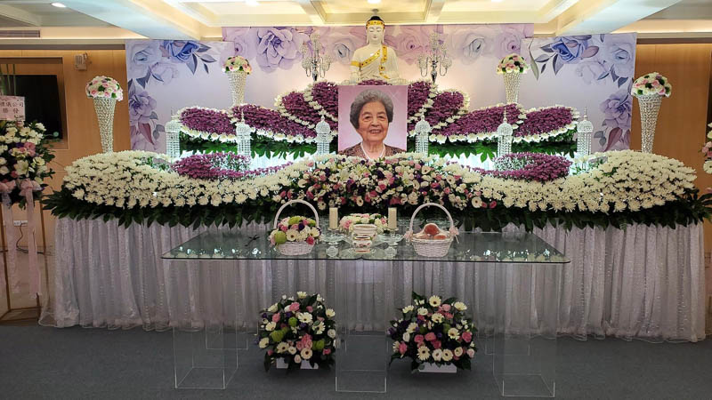 Mother Lin's funeral