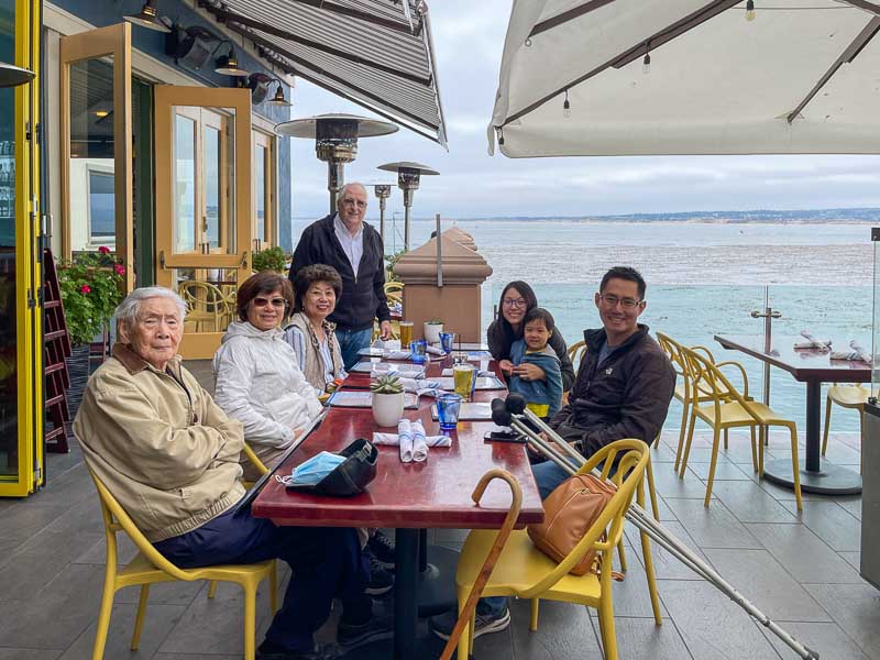 Lunch at the Monterey Plaza Hotel