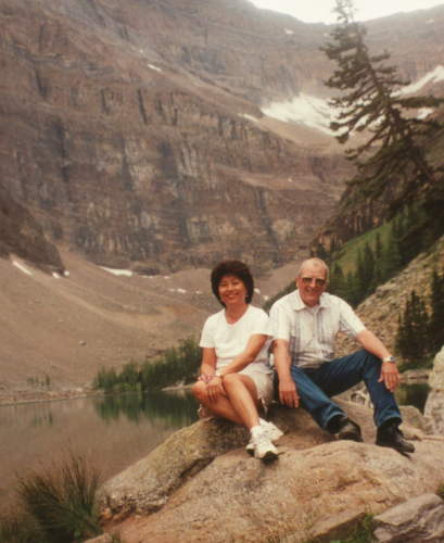 At Lake Agnes