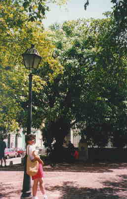 Angie in Parque de las Palomas