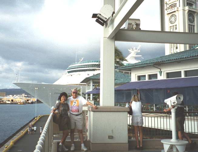 Docked at Aloha Tower, Honolulu