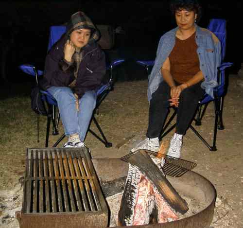 Roasting Chesnuts on an open fire