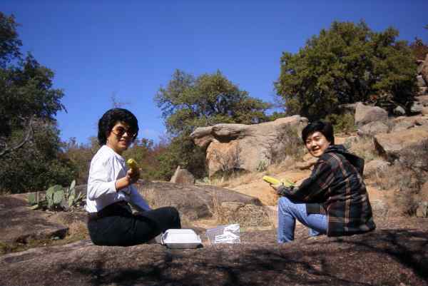 Picnicing at Enchanted Rock