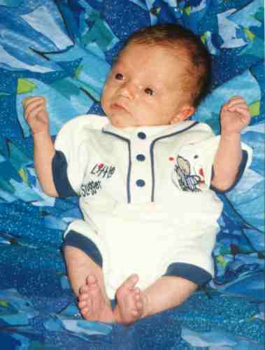 Christopher Ryan Larson at 2.5 weeks (4/25/99